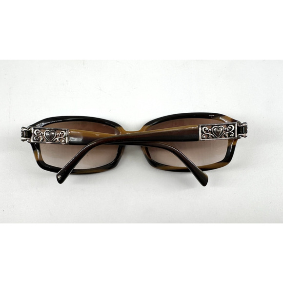 Brighton Handmade Spanish Lace Tortoise Rectangle Sunglasses Ombre Gradient - Picture 3 of 7